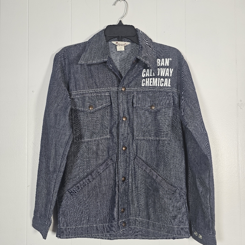 Vintage Swingster Thin Denim Jacket Tolban Calloway Chemical Small Blue